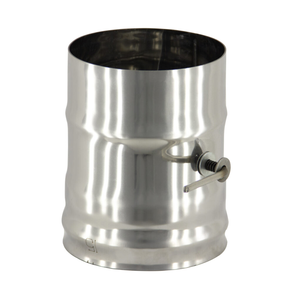 Шибер-поворотный — 120 — 0,15 м — нерж 1 мм