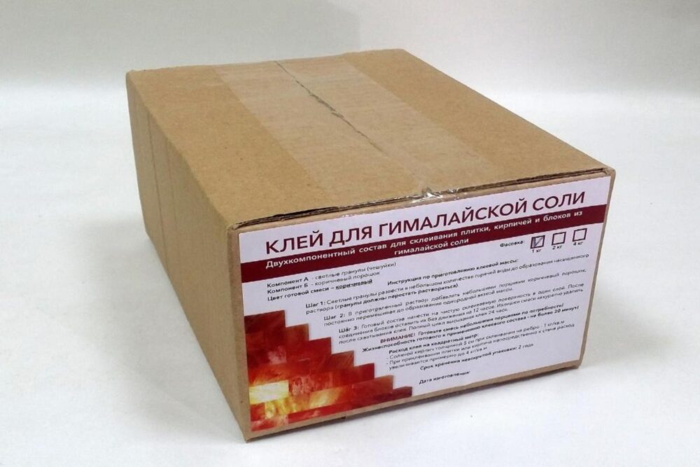 Клей для гималайской соли (двухкомпонентный) 1 кг