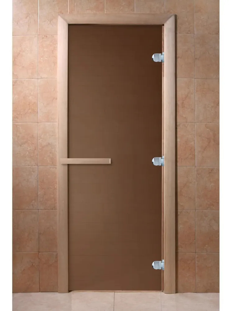 Дверь DoorWood "Теплая ночь" 190х70 (бронза матовая, коробка листва)