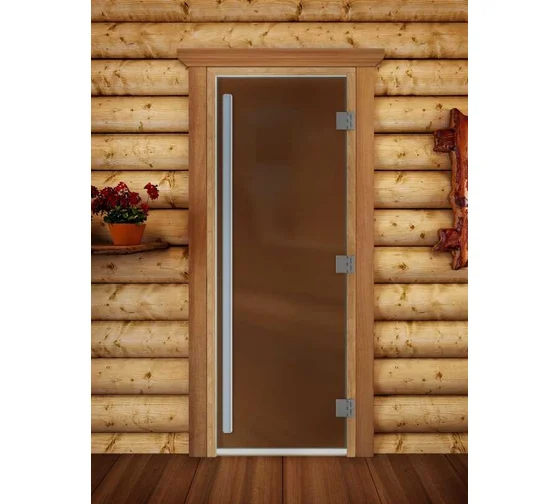 ДверьDoorWood Престиж (бронза матовая) 190*70  ольха
